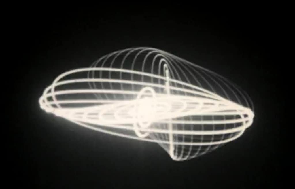 Computergrafikfilm 16mm – Laserprojizierte Computergrafik, Vincent Schab (ca. 1971)