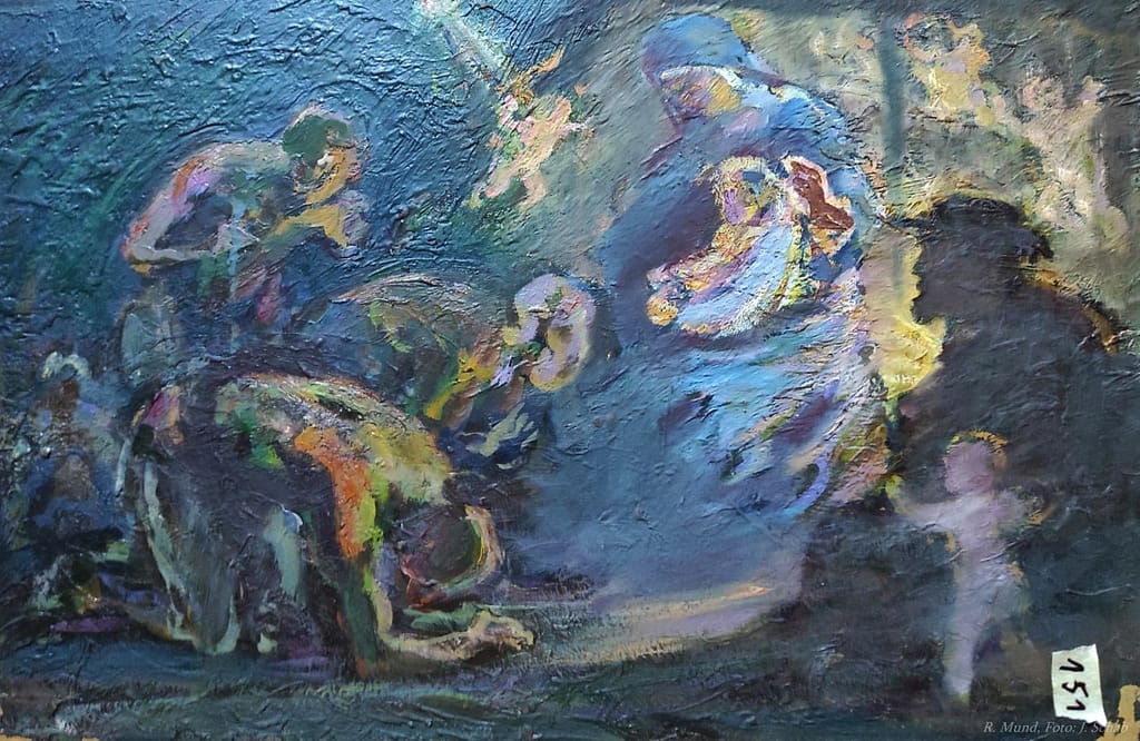 Mythologische Szenen - Ölgemälde - Expressionismus - Künstler Prof. Richard Mund