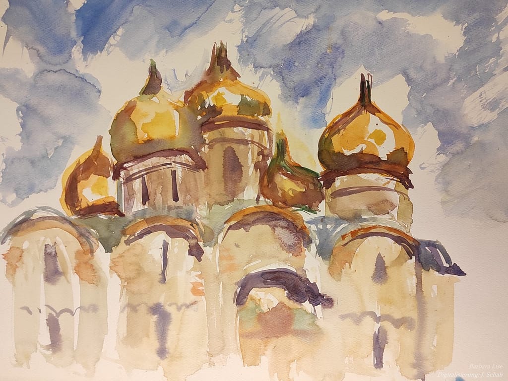 Aquarell - Russland - Künstlerin Barbara Lise: Elisabeth Schab