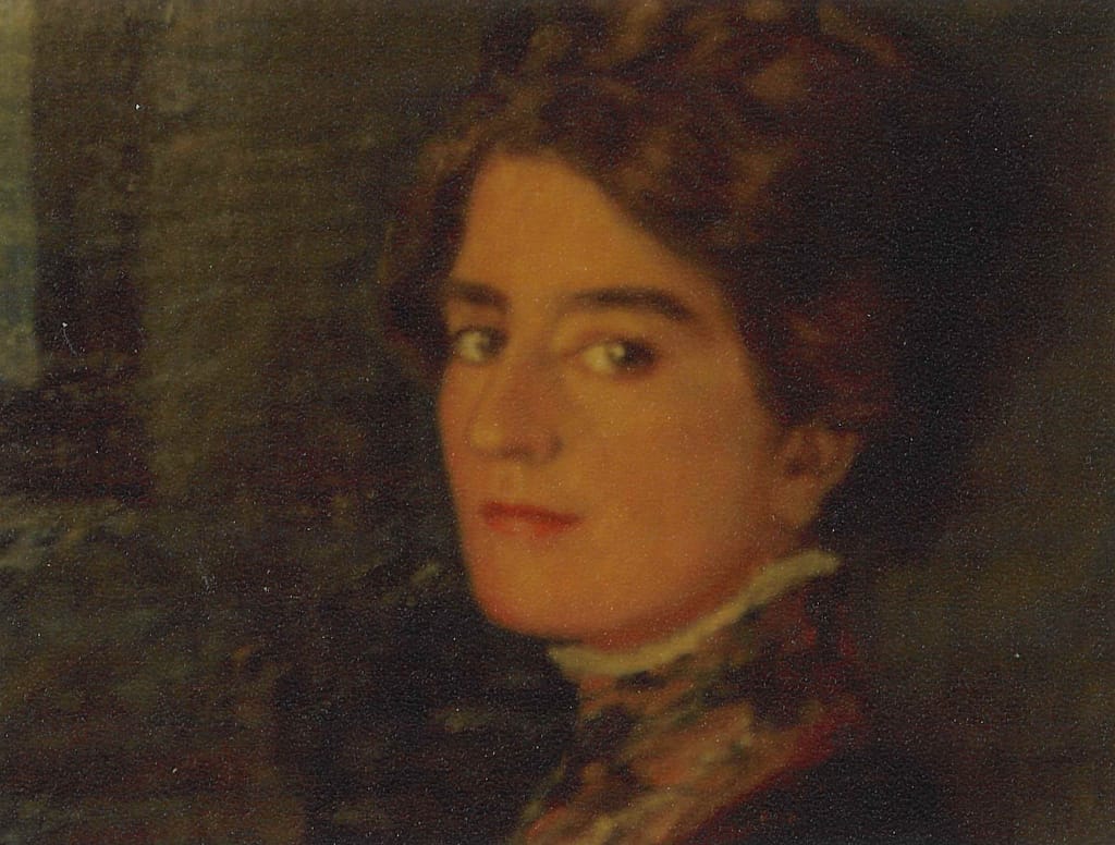 Richard Munds Schwester Änndel gemalt von Richard Mund