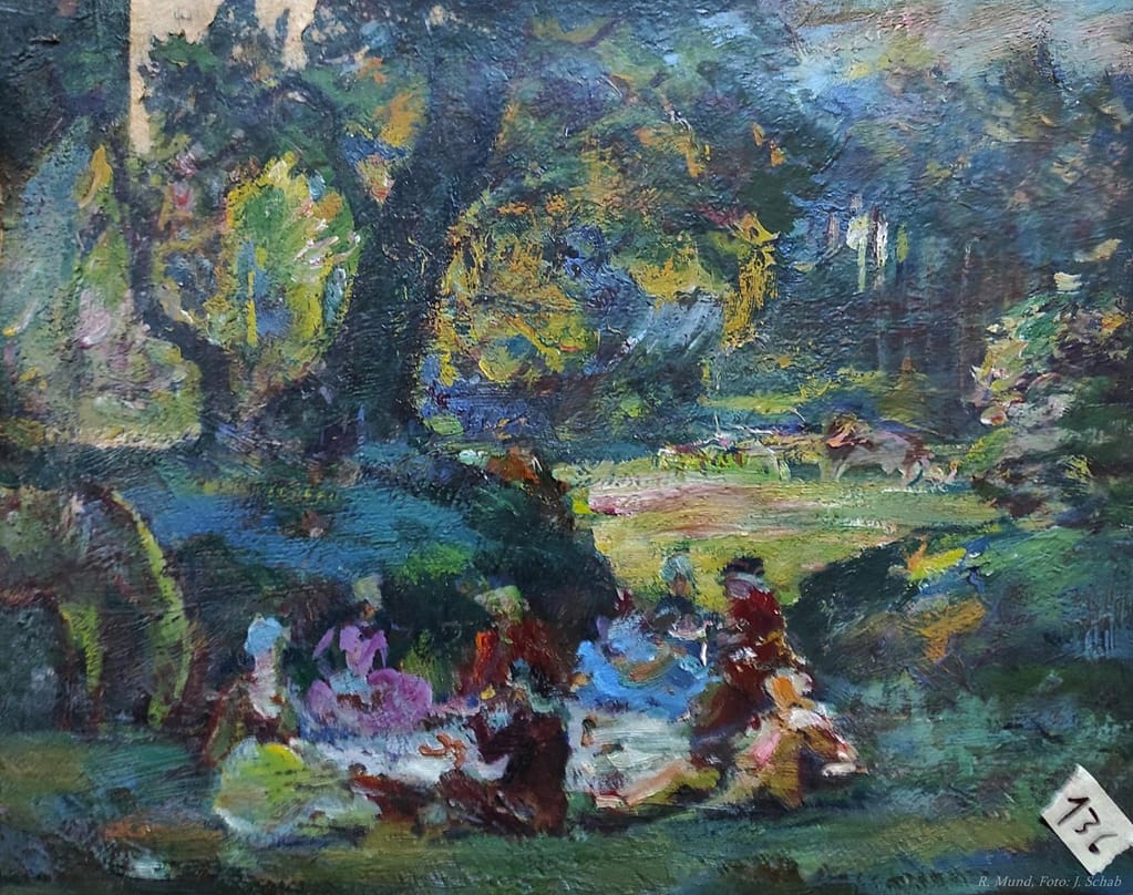 Figurenszenen - Ölgemälde - Expressionismus - Künstler Prof. Richard Mund