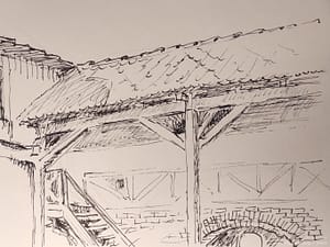 Studien, Zeichnungen und Skizzen von Barbara Lise: Elisabeth Schab