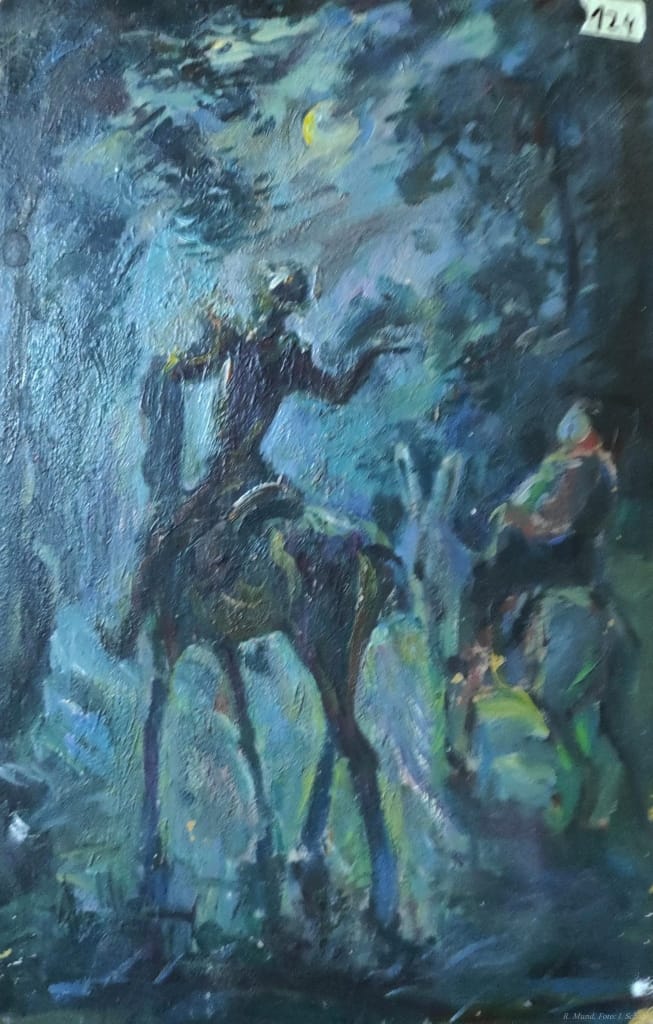 Don Quixote - Ölgemälde - Expressionismus - Künstler Prof. Richard Mund