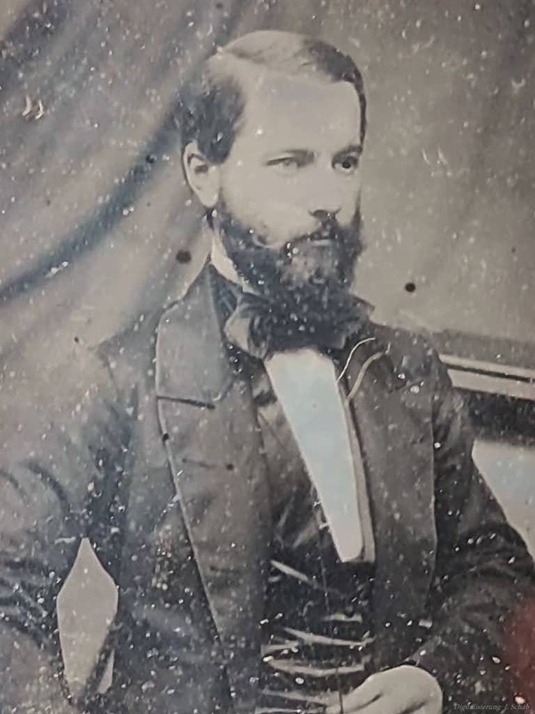 Foto von Ernst Seyffardt, 1853 in Lyon - Künstler und Seidenfabrikant