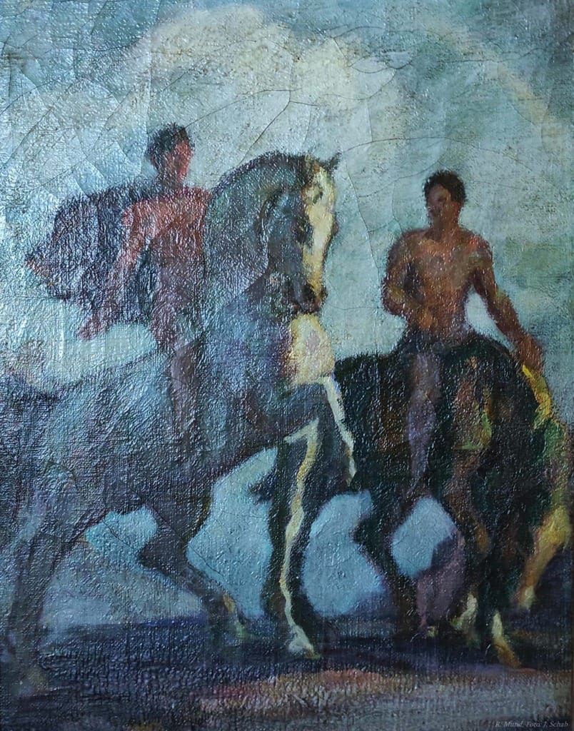 Mythologische Szenen - Ölgemälde - Symbolismus, Expressionismus - Künstler Prof. Richard Mund